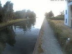 Archiv Foto Webcam Hafendorf Müritz: Kanal vom Claassee zur Müritz 03:00