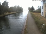 Archiv Foto Webcam Hafendorf Müritz: Kanal vom Claassee zur Müritz 17:00