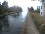 Archiv Foto Webcam Hafendorf Müritz: Kanal vom Claassee zur Müritz 19:00
