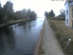 Archiv Foto Webcam Hafendorf Müritz: Kanal vom Claassee zur Müritz 09:00