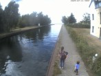Archiv Foto Webcam Hafendorf Müritz: Kanal vom Claassee zur Müritz 15:00