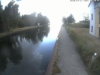 Archiv Foto Webcam Hafendorf Müritz: Kanal vom Claassee zur Müritz 17:00