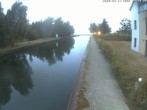 Archiv Foto Webcam Hafendorf Müritz: Kanal vom Claassee zur Müritz 03:00