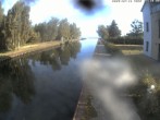 Archiv Foto Webcam Hafendorf Müritz: Kanal vom Claassee zur Müritz 06:00