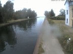 Archiv Foto Webcam Hafendorf Müritz: Kanal vom Claassee zur Müritz 11:00