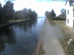 Archiv Foto Webcam Hafendorf Müritz: Kanal vom Claassee zur Müritz 15:00