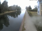 Archiv Foto Webcam Hafendorf Müritz: Kanal vom Claassee zur Müritz 06:00