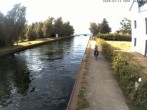 Archiv Foto Webcam Hafendorf Müritz: Kanal vom Claassee zur Müritz 17:00