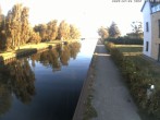 Archiv Foto Webcam Hafendorf Müritz: Kanal vom Claassee zur Müritz 05:00