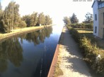Archiv Foto Webcam Hafendorf Müritz: Kanal vom Claassee zur Müritz 07:00