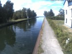 Archiv Foto Webcam Hafendorf Müritz: Kanal vom Claassee zur Müritz 13:00