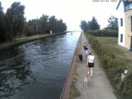 Archiv Foto Webcam Hafendorf Müritz: Kanal vom Claassee zur Müritz 15:00