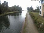 Archiv Foto Webcam Hafendorf Müritz: Kanal vom Claassee zur Müritz 13:00