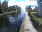 Archiv Foto Webcam Hafendorf Müritz: Kanal vom Claassee zur Müritz 09:00