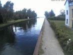 Archiv Foto Webcam Hafendorf Müritz: Kanal vom Claassee zur Müritz 11:00