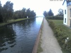 Archiv Foto Webcam Hafendorf Müritz: Kanal vom Claassee zur Müritz 13:00