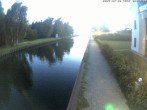 Archiv Foto Webcam Hafendorf Müritz: Kanal vom Claassee zur Müritz 03:00