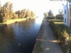 Archiv Foto Webcam Hafendorf Müritz: Kanal vom Claassee zur Müritz 06:00