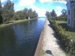 Archiv Foto Webcam Hafendorf Müritz: Kanal vom Claassee zur Müritz 09:00