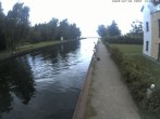 Archiv Foto Webcam Hafendorf Müritz: Kanal vom Claassee zur Müritz 15:00