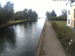 Archiv Foto Webcam Hafendorf Müritz: Kanal vom Claassee zur Müritz 17:00