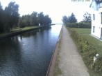 Archiv Foto Webcam Hafendorf Müritz: Kanal vom Claassee zur Müritz 15:00