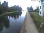 Archiv Foto Webcam Hafendorf Müritz: Kanal vom Claassee zur Müritz 05:00