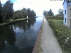 Archiv Foto Webcam Hafendorf Müritz: Kanal vom Claassee zur Müritz 11:00