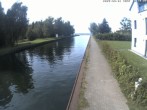Archiv Foto Webcam Hafendorf Müritz: Kanal vom Claassee zur Müritz 15:00