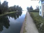 Archiv Foto Webcam Hafendorf Müritz: Kanal vom Claassee zur Müritz 06:00