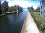 Archiv Foto Webcam Hafendorf Müritz: Kanal vom Claassee zur Müritz 11:00