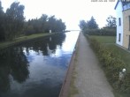 Archiv Foto Webcam Hafendorf Müritz: Kanal vom Claassee zur Müritz 13:00