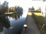 Archiv Foto Webcam Hafendorf Müritz: Kanal vom Claassee zur Müritz 17:00