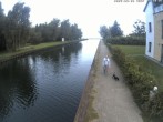 Archiv Foto Webcam Hafendorf Müritz: Kanal vom Claassee zur Müritz 06:00