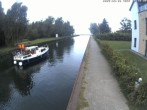 Archiv Foto Webcam Hafendorf Müritz: Kanal vom Claassee zur Müritz 07:00
