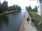 Archiv Foto Webcam Hafendorf Müritz: Kanal vom Claassee zur Müritz 11:00