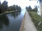 Archiv Foto Webcam Hafendorf Müritz: Kanal vom Claassee zur Müritz 13:00