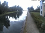 Archiv Foto Webcam Hafendorf Müritz: Kanal vom Claassee zur Müritz 17:00