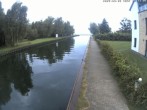 Archiv Foto Webcam Hafendorf Müritz: Kanal vom Claassee zur Müritz 06:00