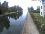 Archiv Foto Webcam Hafendorf Müritz: Kanal vom Claassee zur Müritz 07:00