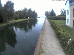 Archiv Foto Webcam Hafendorf Müritz: Kanal vom Claassee zur Müritz 09:00