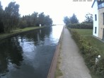 Archiv Foto Webcam Hafendorf Müritz: Kanal vom Claassee zur Müritz 11:00