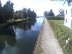 Archiv Foto Webcam Hafendorf Müritz: Kanal vom Claassee zur Müritz 15:00
