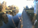 Archiv Foto Webcam Hafendorf Müritz: Kanal vom Claassee zur Müritz 05:00