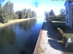 Archiv Foto Webcam Hafendorf Müritz: Kanal vom Claassee zur Müritz 07:00