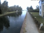 Archiv Foto Webcam Hafendorf Müritz: Kanal vom Claassee zur Müritz 14:00