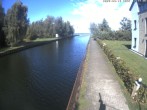 Archiv Foto Webcam Hafendorf Müritz: Kanal vom Claassee zur Müritz 11:00
