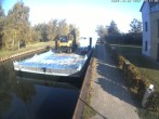Archiv Foto Webcam Hafendorf Müritz: Kanal vom Claassee zur Müritz 08:00