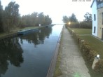 Archiv Foto Webcam Hafendorf Müritz: Kanal vom Claassee zur Müritz 06:00