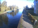 Archiv Foto Webcam Hafendorf Müritz: Kanal vom Claassee zur Müritz 08:00